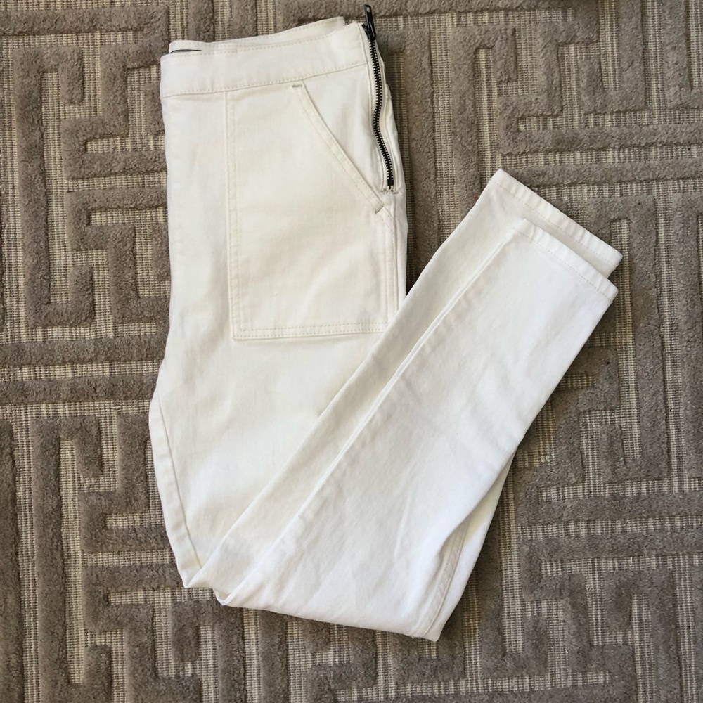 white jeans